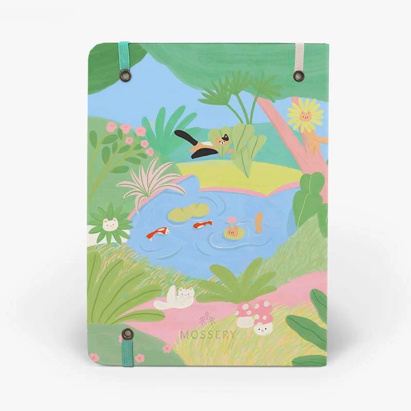 Mossery | Cuaderno Threadbound A5 Cat Paradise (Puntos) - Image 3