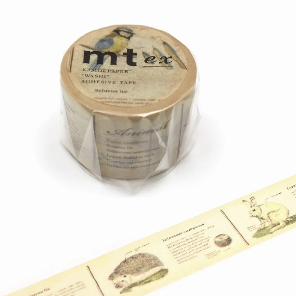 MT Masking Tape | Encyclopedia Animal Washi Tape - Image 2