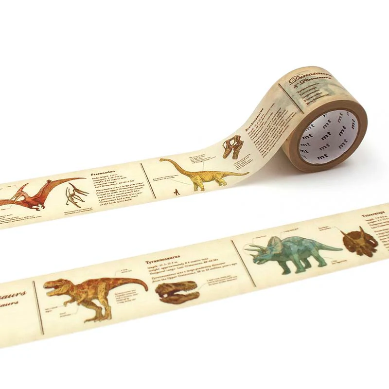 MT Masking Tape | Encyclopedia Dinosaur Washi Tape