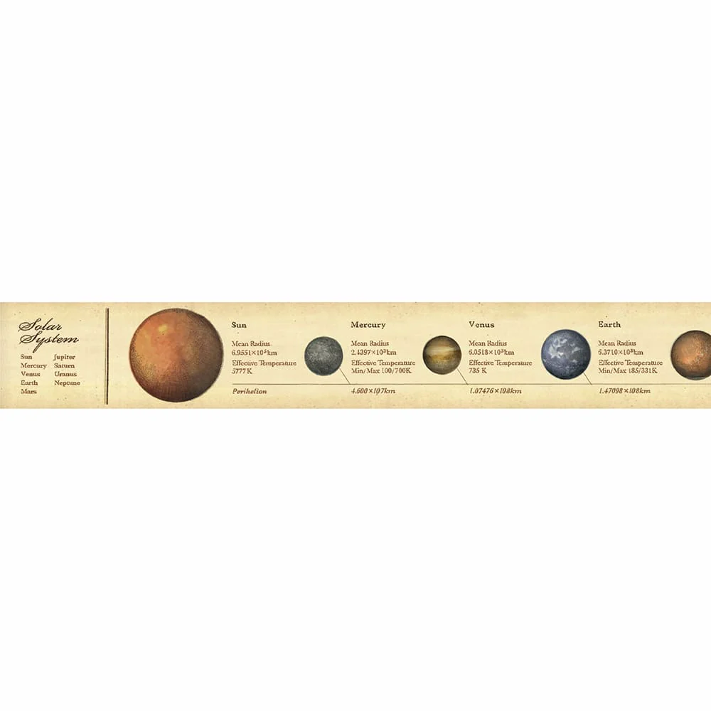 MT Masking Tape | Encyclopedia Solar System Washi Tape - Image 3