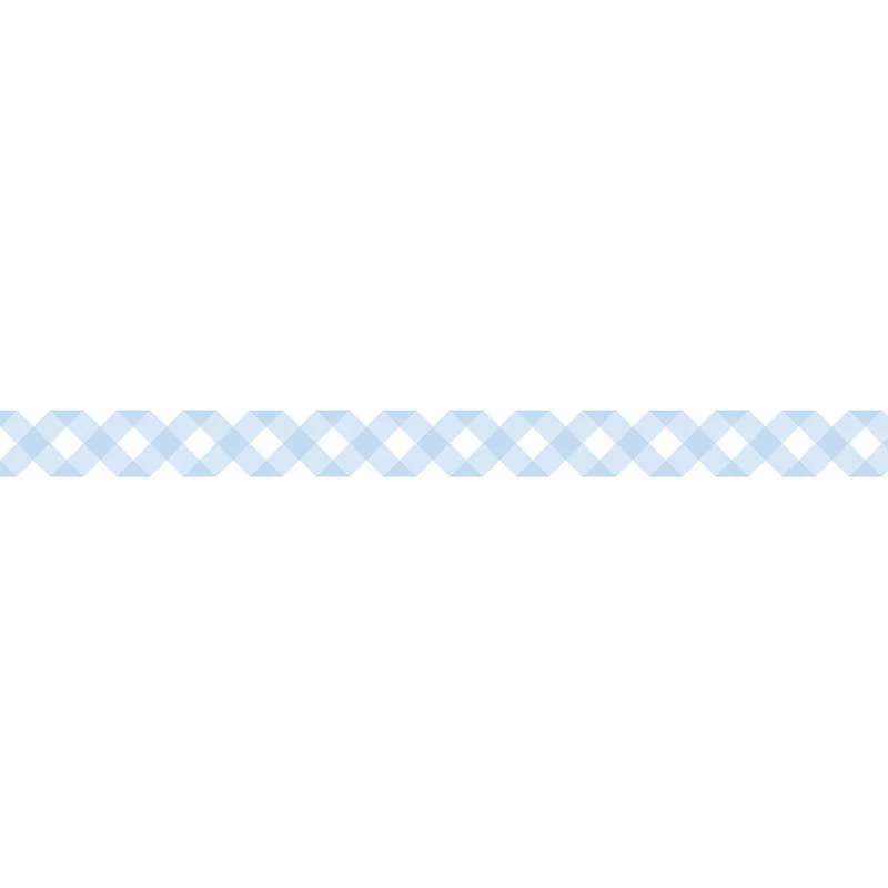 MT Masking Tape | Gingham Check Pastel Ultramarine Washi Tape - Image 4
