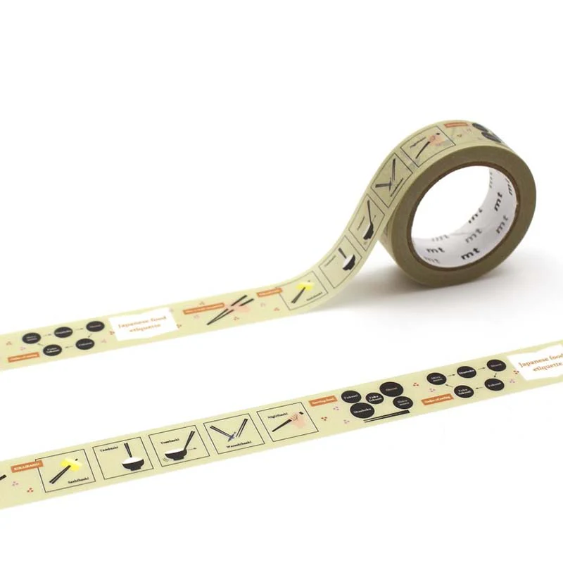 MT Masking Tape | Japanese Traditional Dinner Etiquette Washi Tape