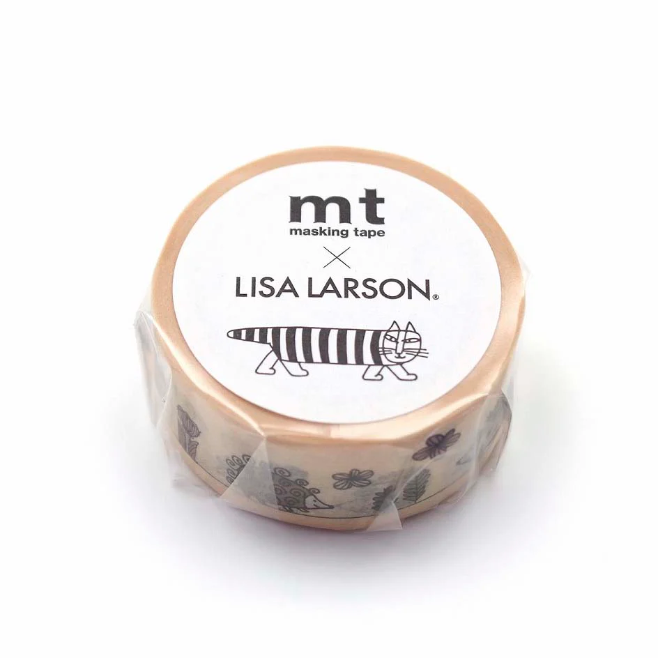 MT Masking Tape | Lisa Larson Hedgehog Garden Washi Tape - Image 2