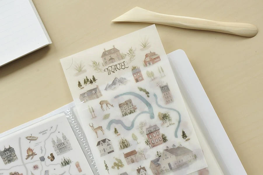 Mu Lifestyle | Carpeta Para Guardar Pegatinas Transferibles Nude Pink - Image 4