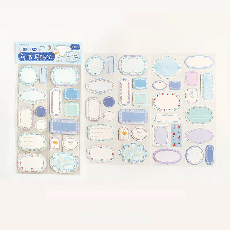 Note For | Pegatinas Beautiful Labels Blue (4pc)