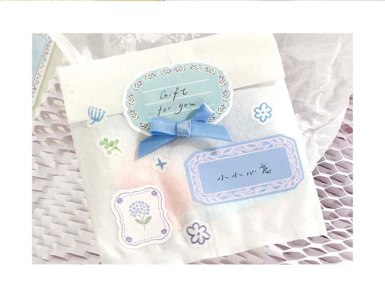 Note For | Pegatinas Beautiful Labels Blue (4pc) - Image 4