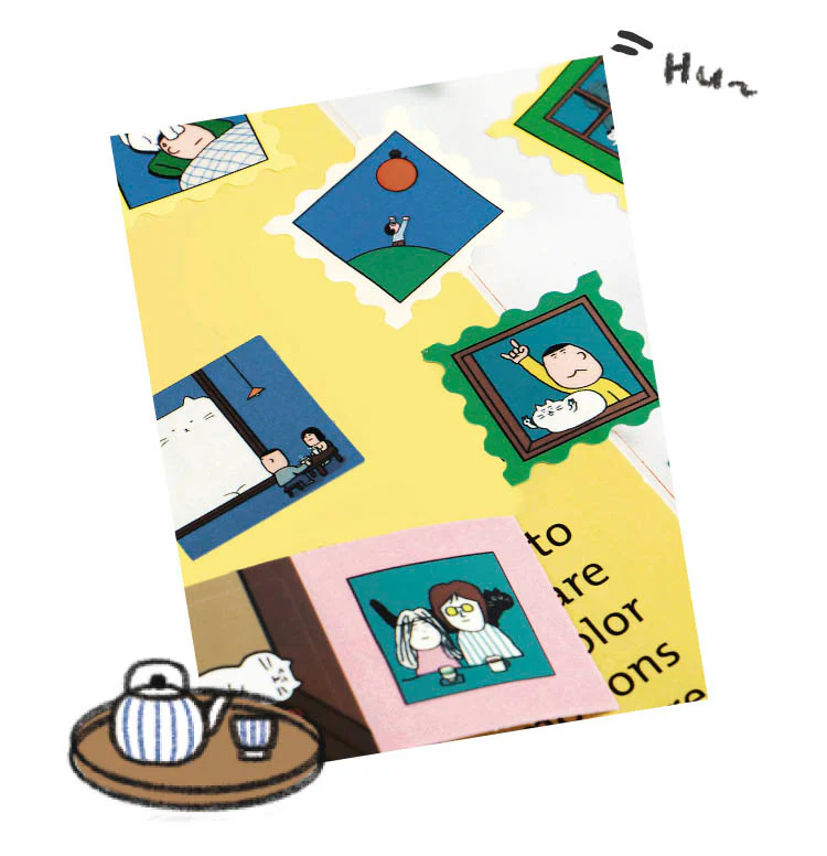 Note For | Pegatinas en Rollo Matsugoda Company Cat - Image 5