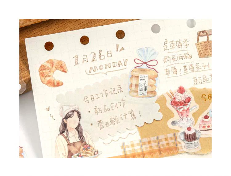 Note For | Pegatinas Self-Care List Bread Taste - Image 5