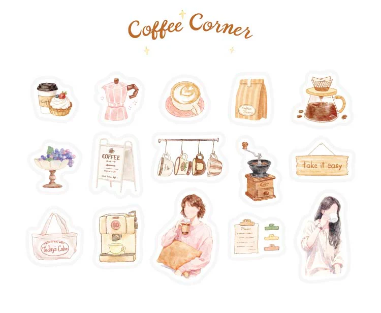 Note For | Pegatinas Self-Care List Coffee Corner - Image 3
