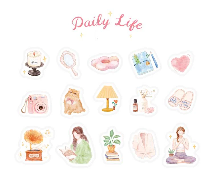 Note For | Pegatinas Self-Care List Daily Life - Image 3