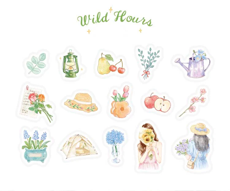 Note For | Pegatinas Self-Care List Wild Hours - Image 3