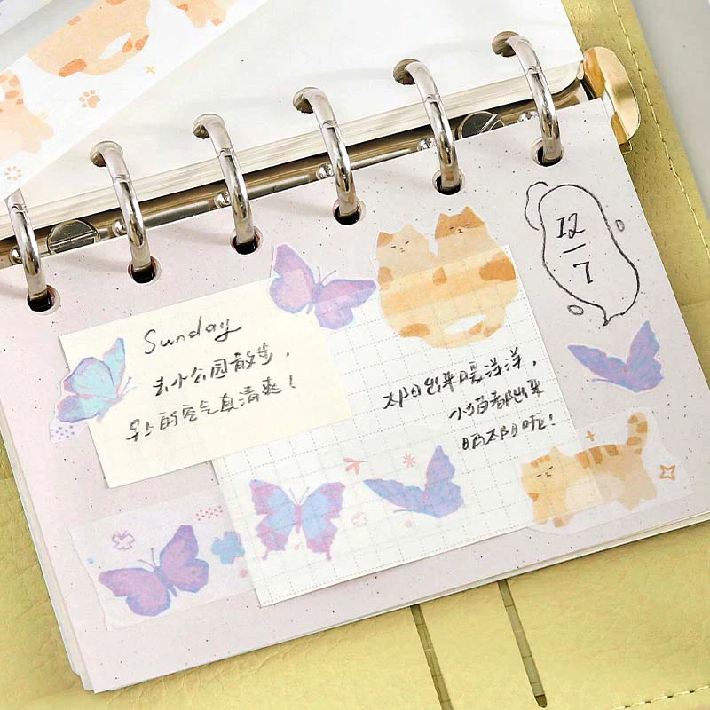 Note For | Spring Time Ballad Washi Tape Butterfly Waltz - Image 2