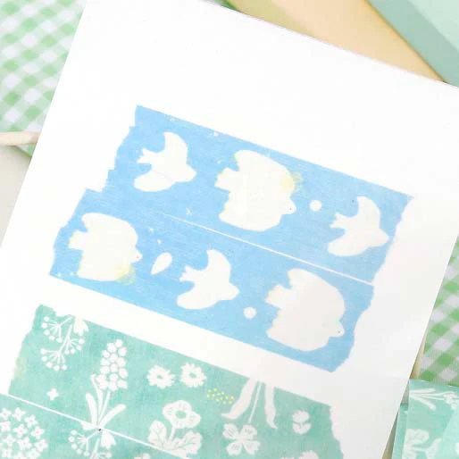 Note For | Spring Time Ballad Washi Tape Cerulean Bird - Image 4