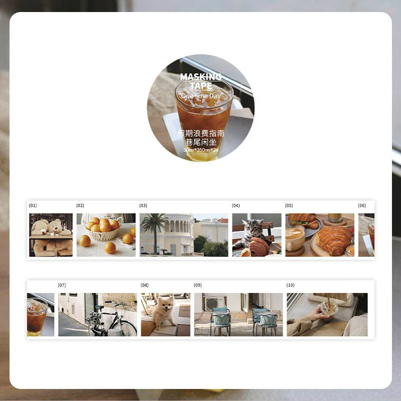 Papermore | Guide to Your Vacation Washi Tape Coffee Shop