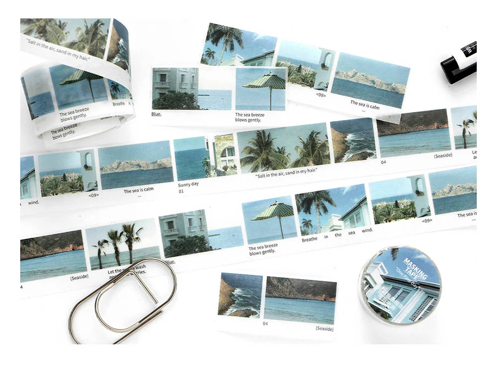 Papermore | Guide to Your Vacation Washi Tape Seaside - Image 2