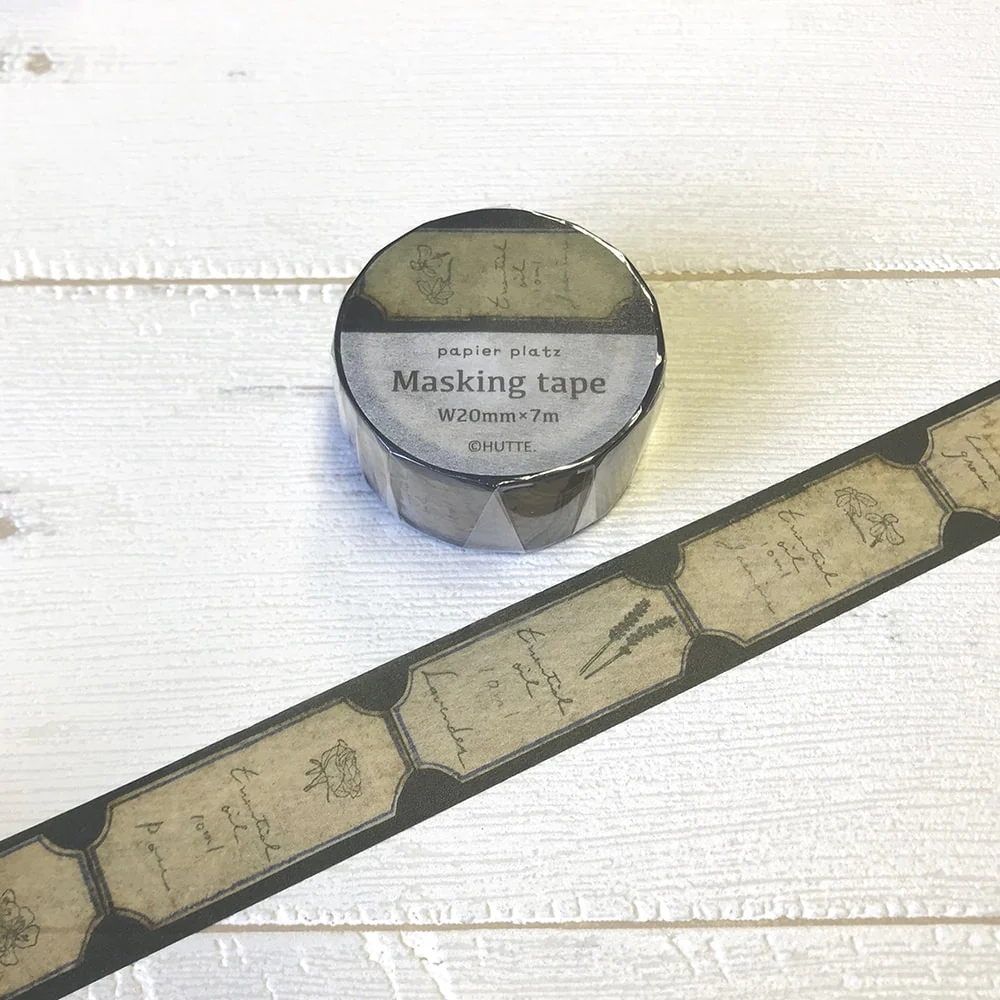 Papier Platz | Hutte. Black Washi Tape - Image 2