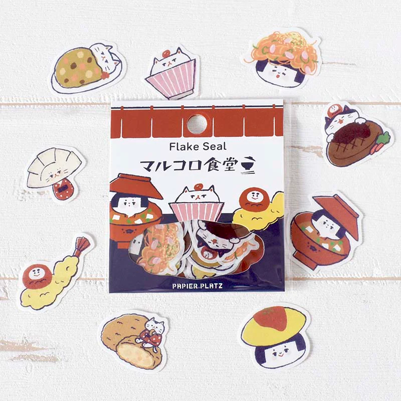 Papier Platz | Pegatinas Flake Marukorochan Dinner Restaurant
