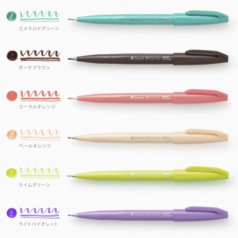 Pentel | Rotulador Pincel Sign Touch (Colores 2024) - Image 2