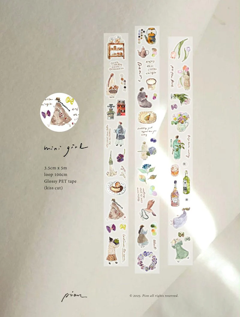 Pion | Pegatinas en Rollo Mini Girl Glossy PET - Image 2