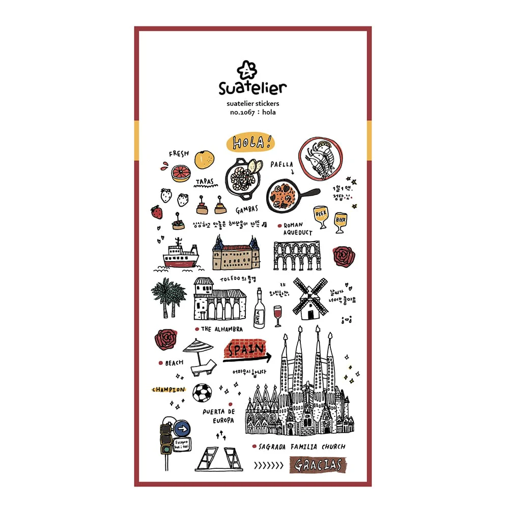 Suatelier | Pegatinas Hola