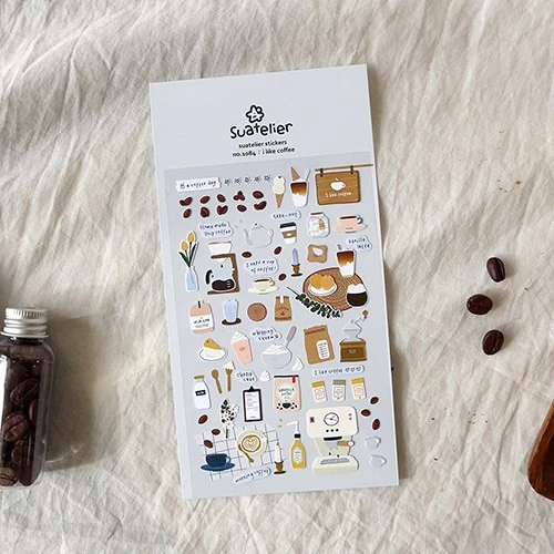 Suatelier | Pegatinas I Like Coffee - Image 7
