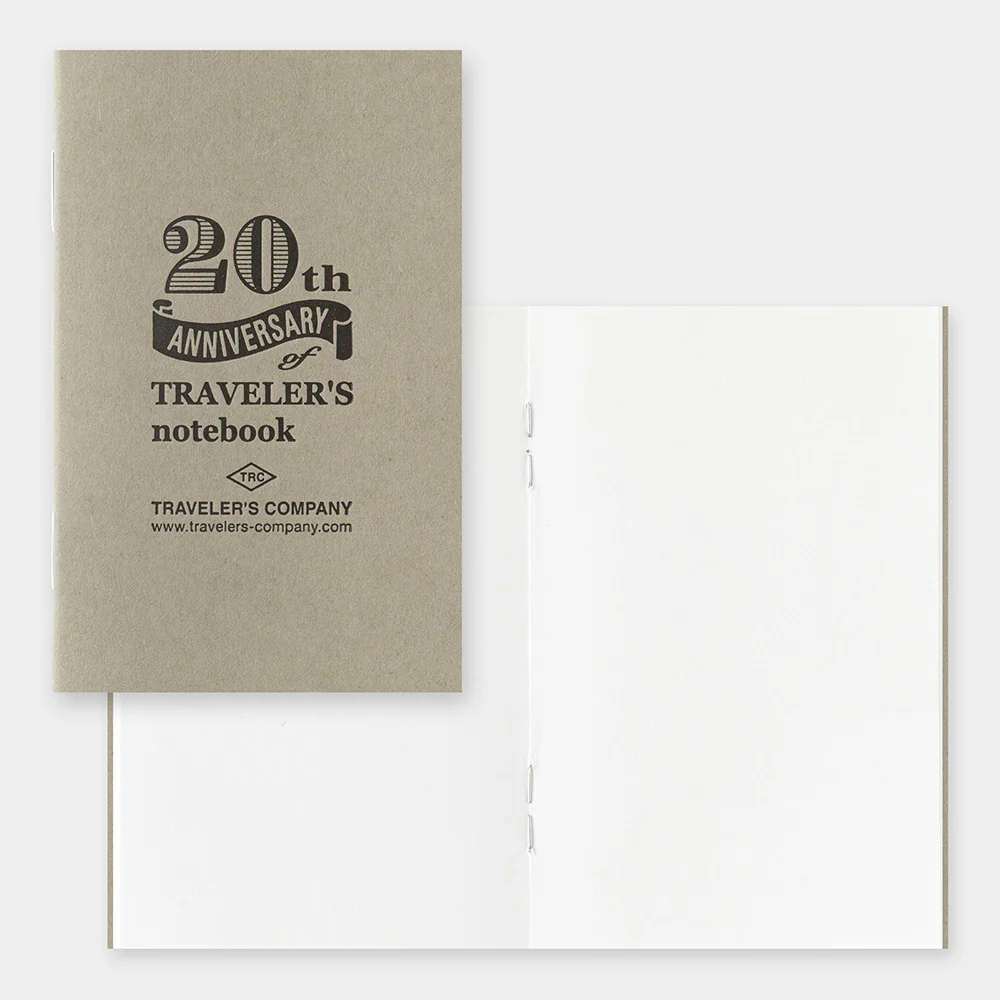 Traveler's Company | Set Cuaderno Traveler's Notebook Card 20º Aniversario Brown - Image 5