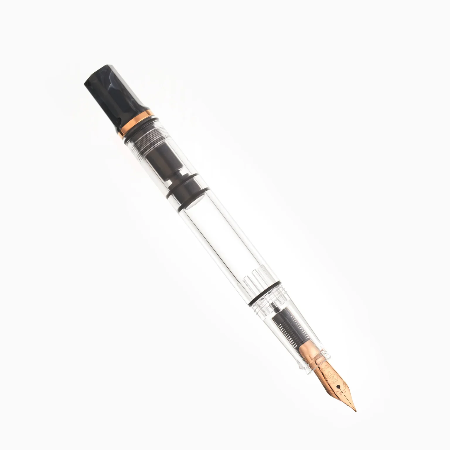 TWSBI | Pluma Estilográfica ECO Black Marble With Bronze EF - Image 3