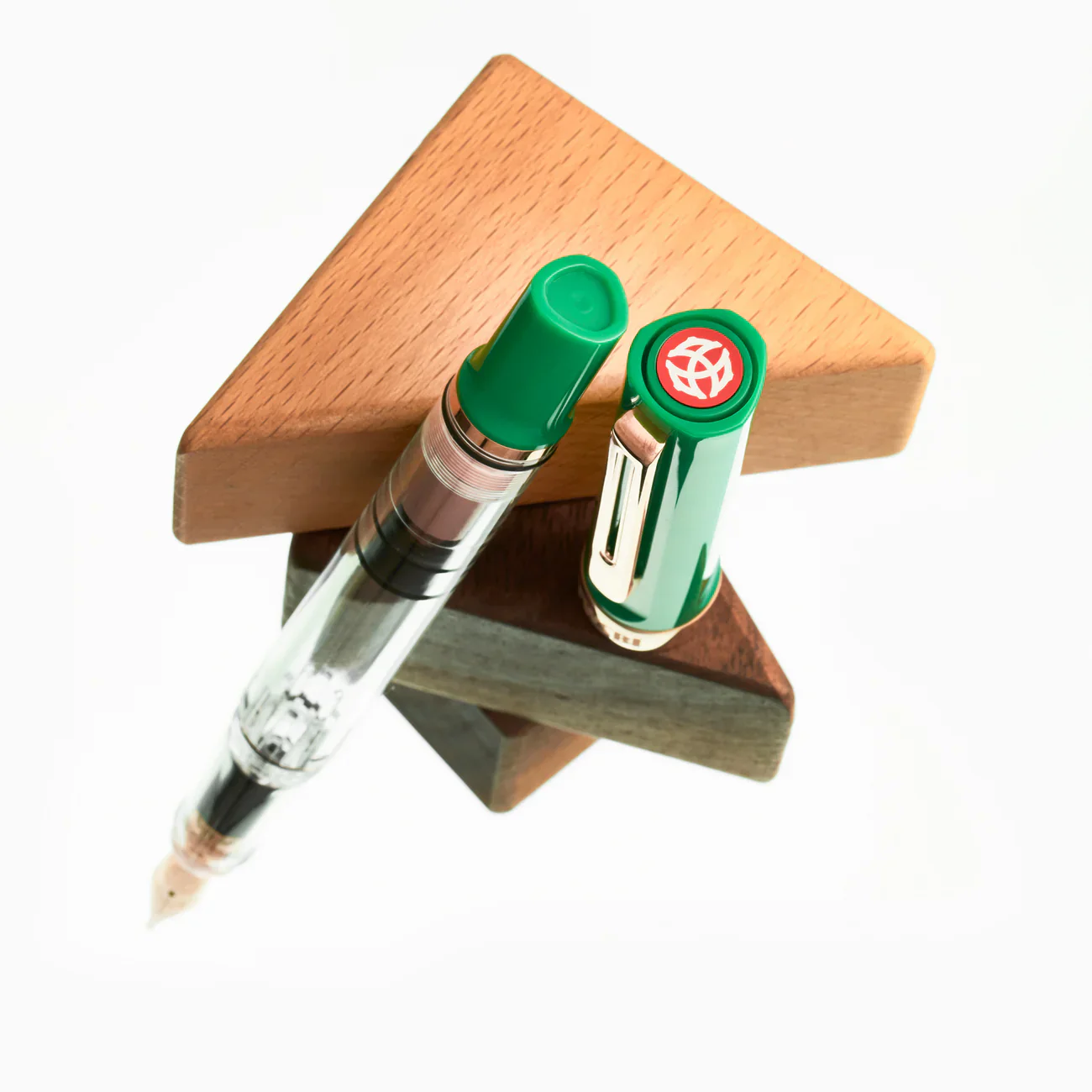 TWSBI | Set Pluma Estilográfica ECO T Royal Jade F con Tinta Midnight Blue - Image 3