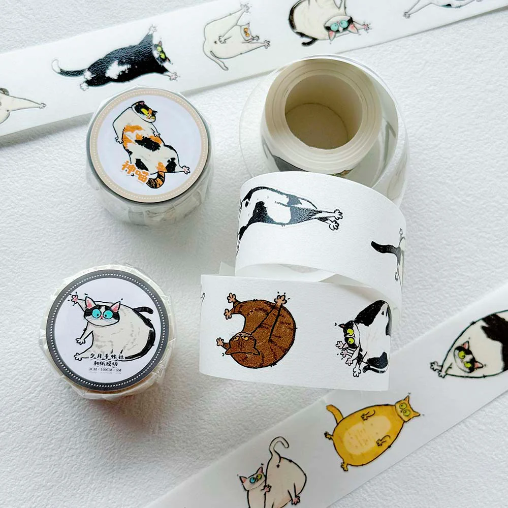 XiYue | Pegatinas en Rollo Divine Cat