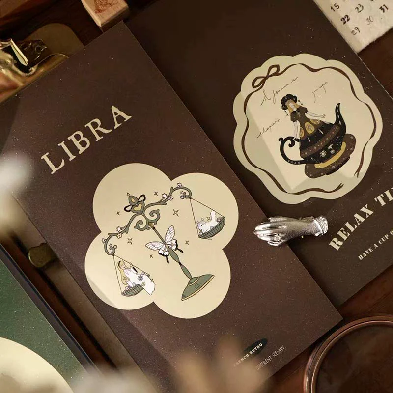 YiEr | Cuaderno con Papeles de Color Libra