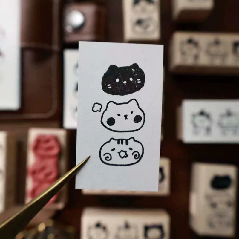 YiEr | Sello Round Head Kittens - Image 2