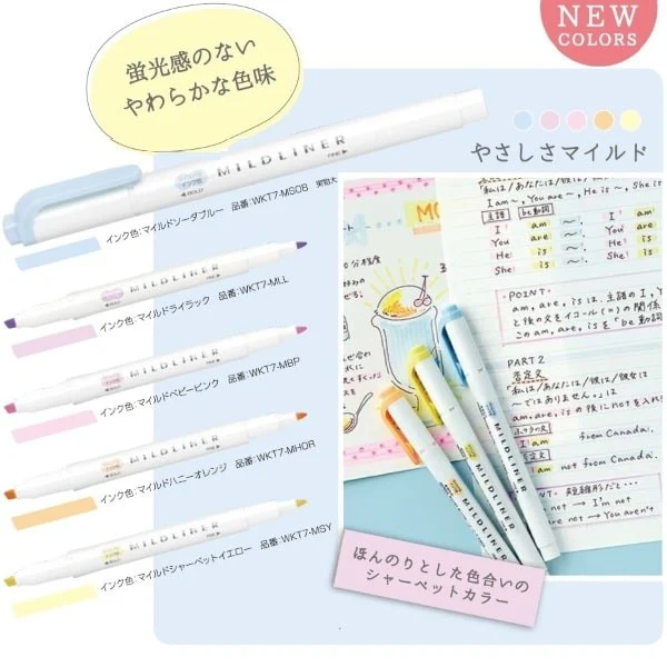 Zebra | Pack de Subrayadores Mildliner Gentle (Nuevos Colores) - Image 8